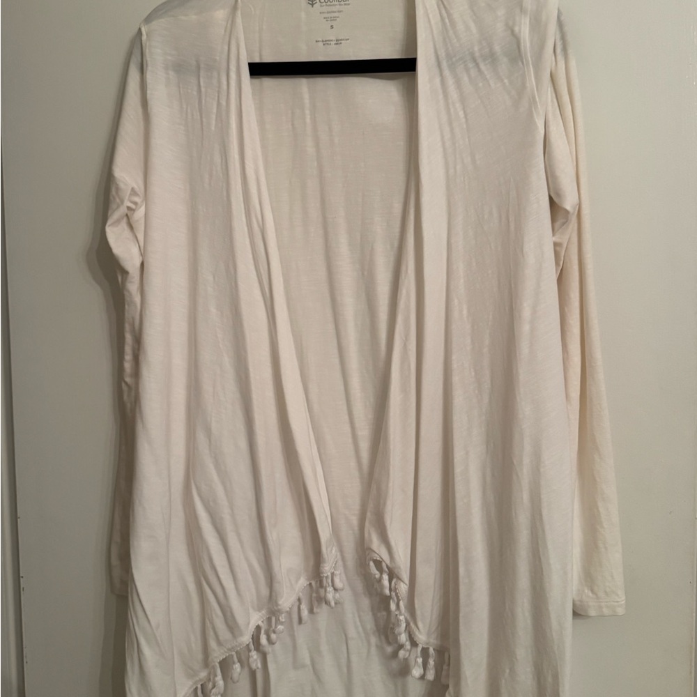 Coolibar coverup with tassels